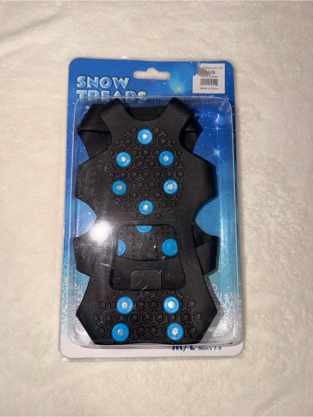 Snow Treads Ice Cleats Traction Grips M/L Women 8-10 Men 7-9 New
